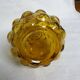 Carafe Empoli Italy Genie bottle in amber glass