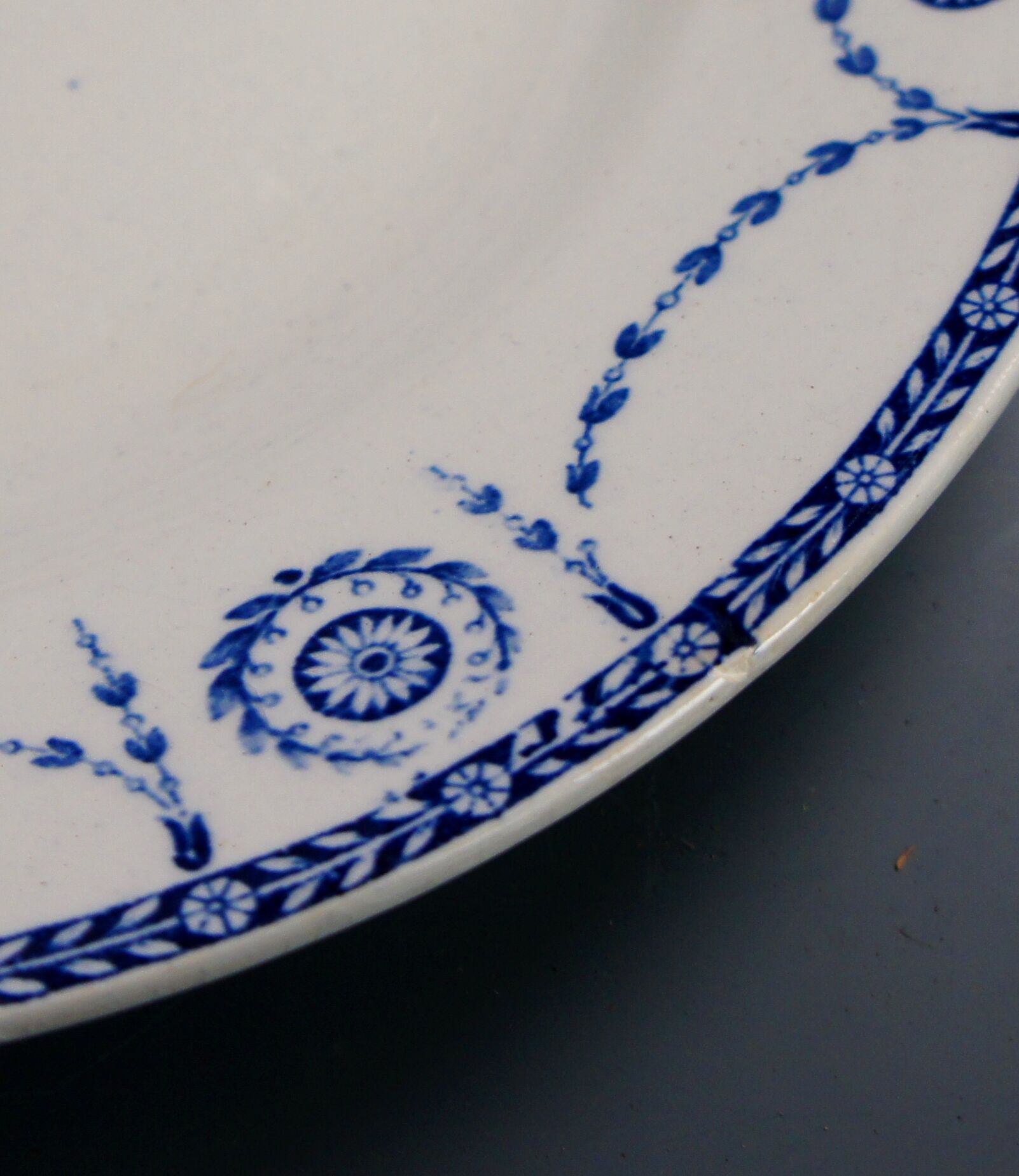 Porcelain plate K-G Lunéville "Bonaparte" 1900