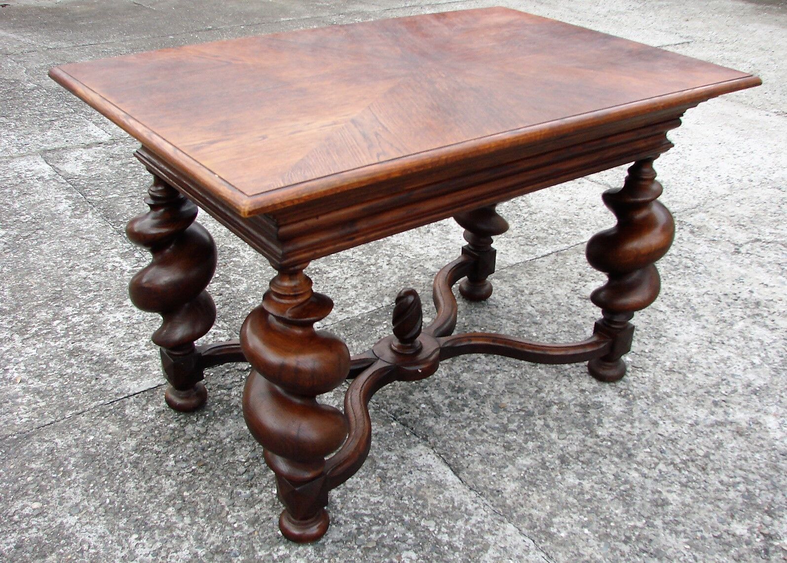Oak table, 1950s