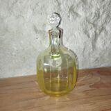 Vintage carafe in fluorine, signed 1930s–40s.