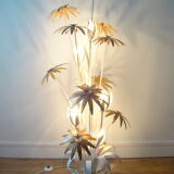 Vintage floral floor lamp Hans Kogl