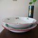 KG LUNEVILLE "Reverb" Salad bowl and deep dish earthenware hand-painted flowers