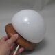 Cosmo Designs 1970s pine base globe lamp
