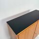 1960s Small Vintage Teak Cabinet with Metal Legs