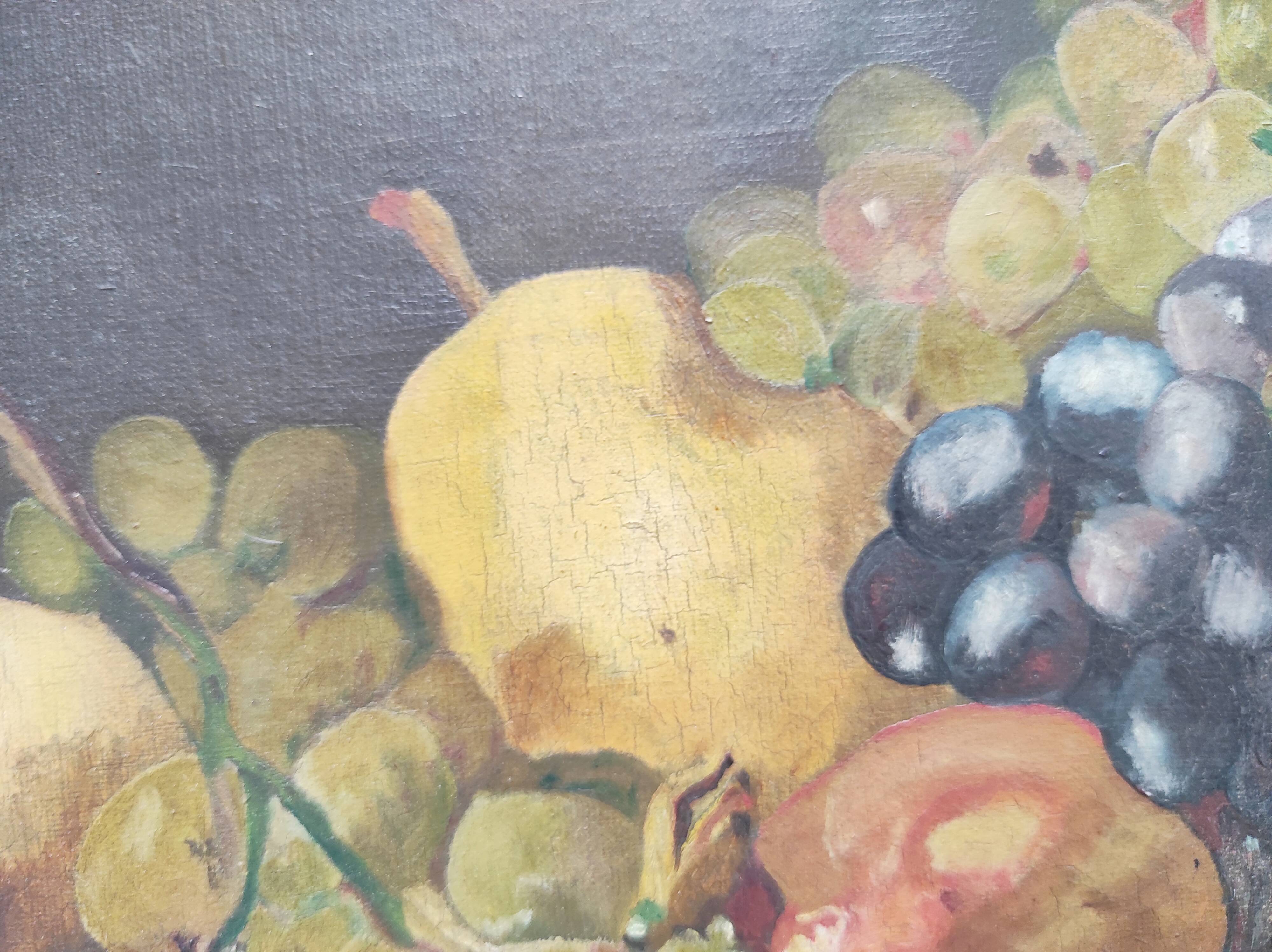 Still life oil on canvas, signed