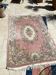 Oriental rug. Powder pink.