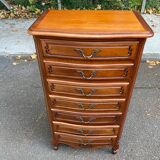 Louis XV style chest of drawers in solid wood from the 20th century