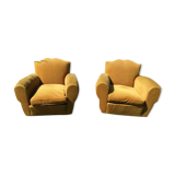 2 moustache club chairs