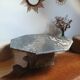 Vintage marble coffee table Rochebobois 70s