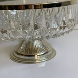 Crystal and silver cup