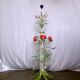 Floor lamp bouquet of summer flowers