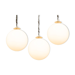 Ensemble de 3 suspensions opalines