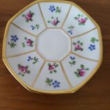 Limoges Porcelain Cup with Decor of Barbel Fish and Roses