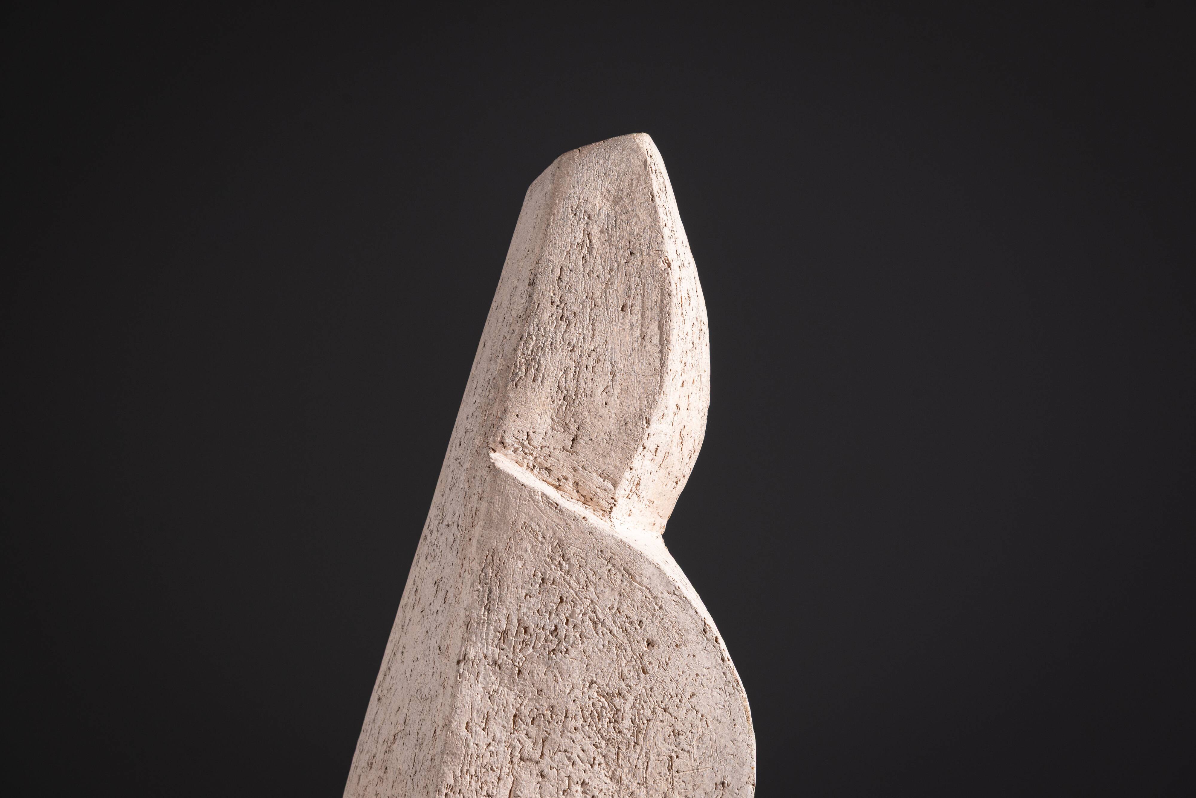 Large abstract monolithic sculpture