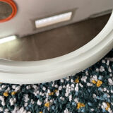 Plastic mirror of the tiger brand from the 70s 50cm
