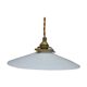 Suspension en opaline blanche