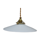 White opaline hanging lamp