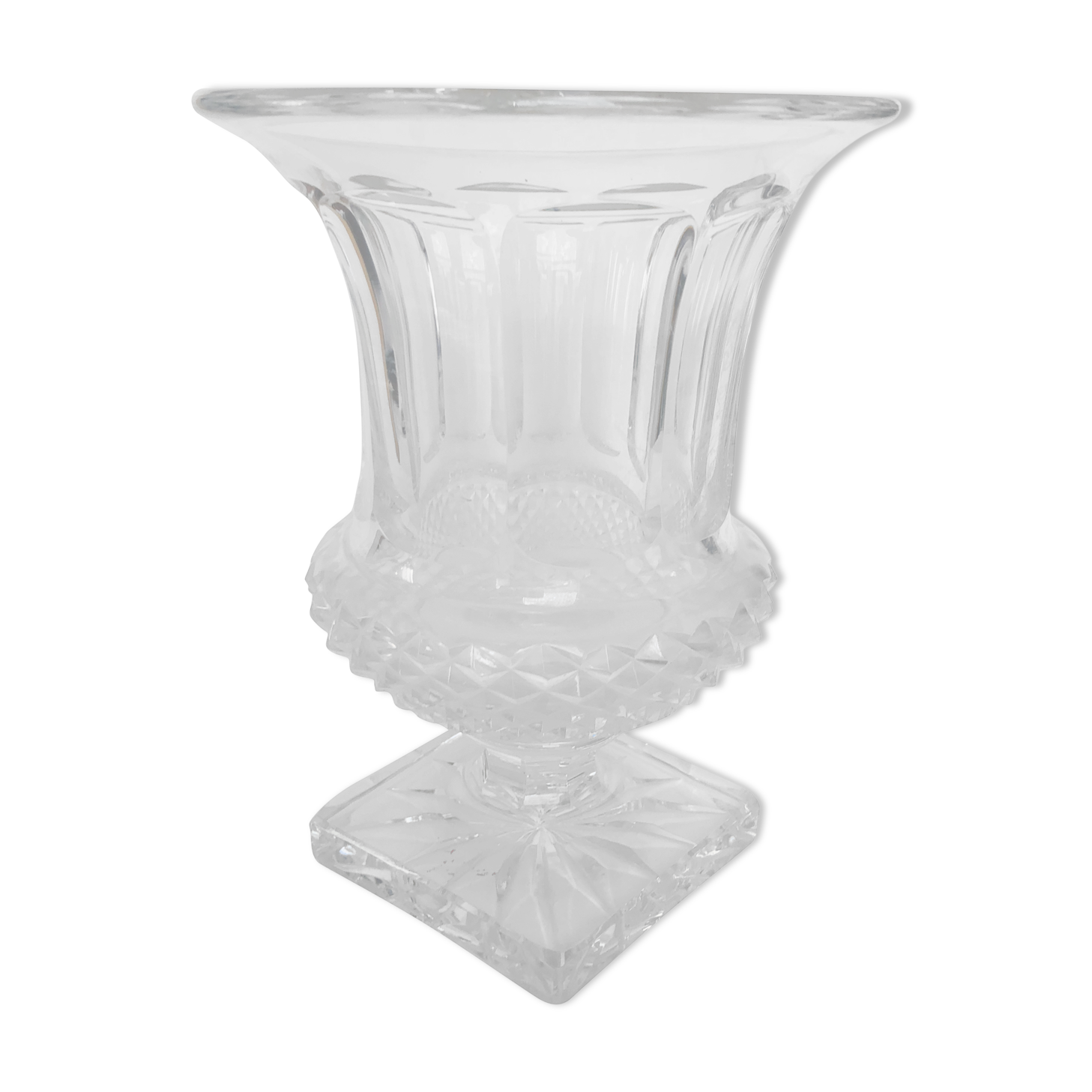 Vase Médicis en cristal de Saint Louis