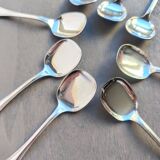 8 cuillères à glace Christofle, modèle Perles