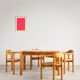 Brutalist table and 6 chairs, Rainer Daumiller, Denmark, 1970s.