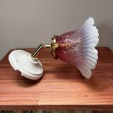 Pink Art Deco wall light