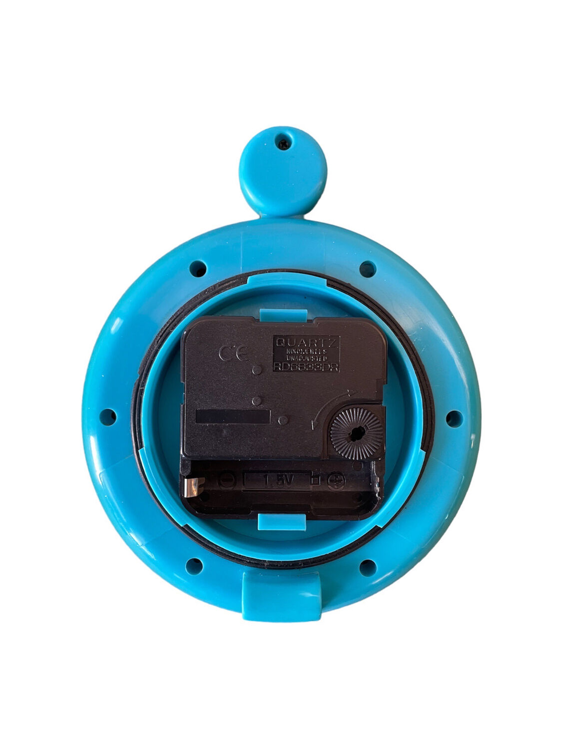 Blue wall clock IKEA vintage 90s