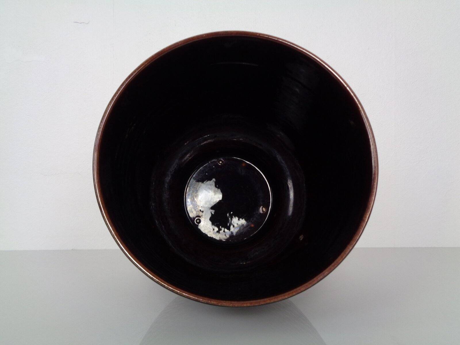 Large ceramic cachepot from Bay Keramik, Germany, 1970s.