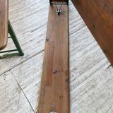 Guinguette table and its 2 benches