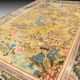 Art Deco carpet Shanghai China 100% pure silk - entirely handmade. Size: 2.00 X 300 meters.