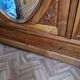 Antique 3-door wardrobe with mirror