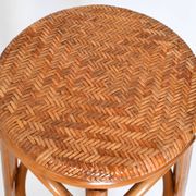 Vintage bar furniture with these two rattan stools from the 1960s/70s