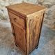 Small vintage pine storage cabinet – Antique French workshop furniture