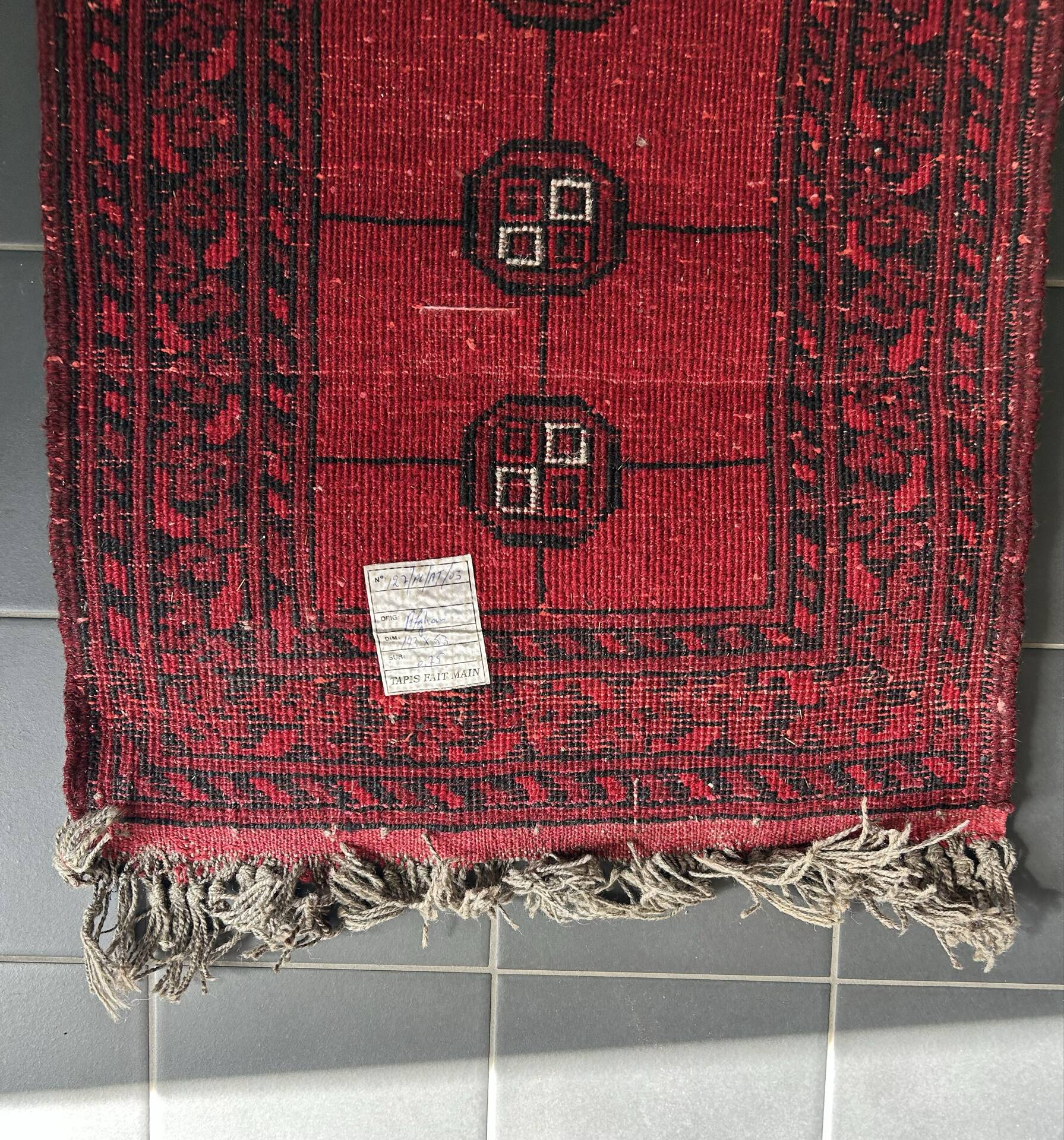 Uzbek hallway carpet from Bukhara 55x140