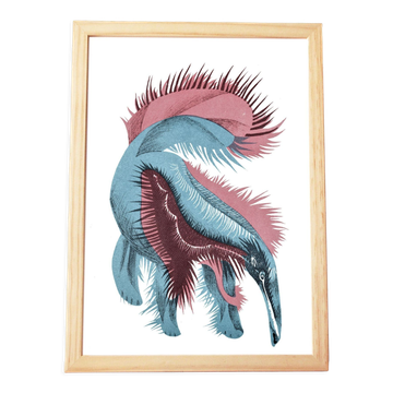 Original lithograph Jean Lurçat "Anteater des Capucines"
