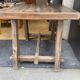 Solid wood dining table
