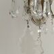 Two-arm crystal light wall light