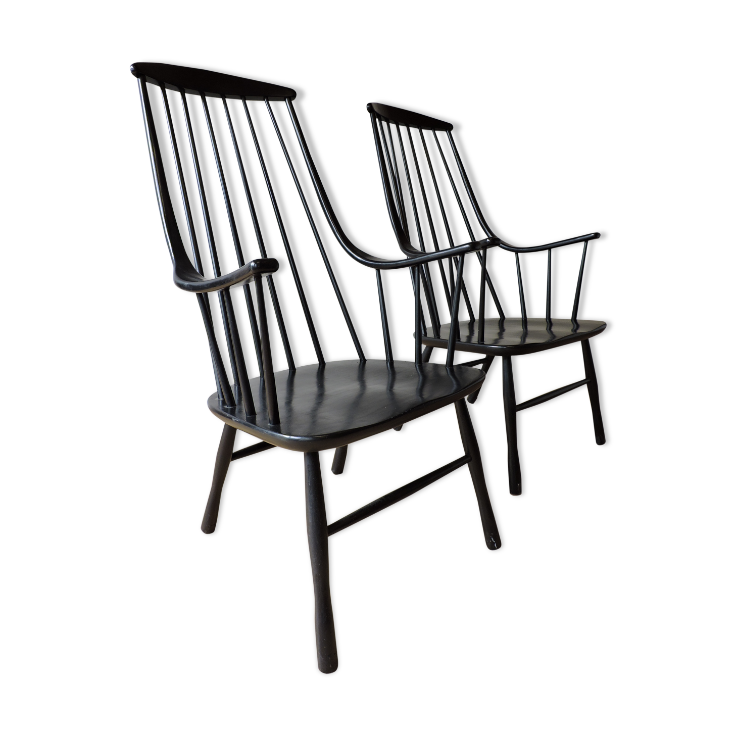 Pair of armchairs "Grandezza" Lena Larsson of the 1960s