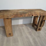 Old patinated workbench