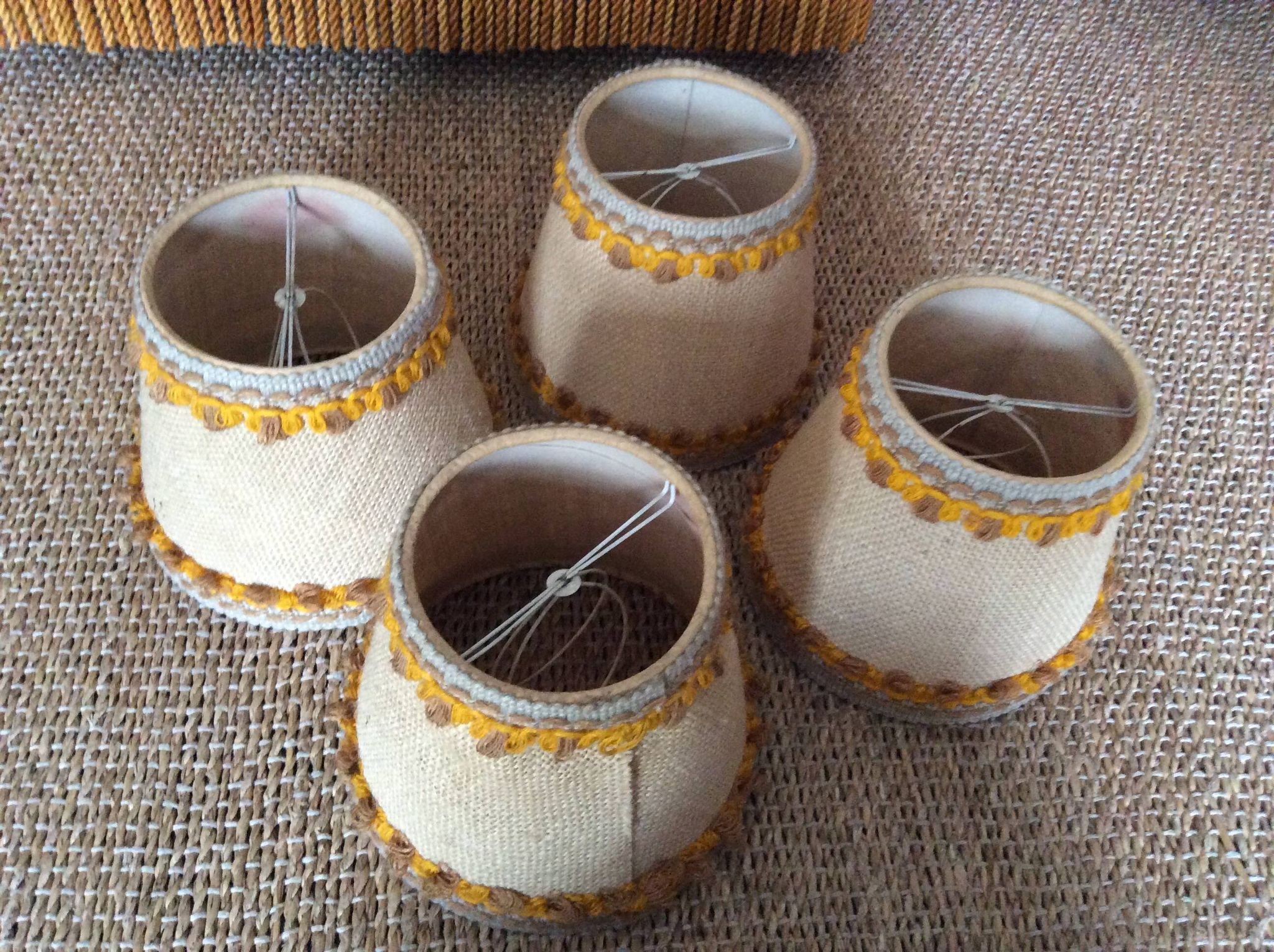 4 lampshades