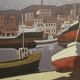 Peinture marine italienne signée du XXe siècle