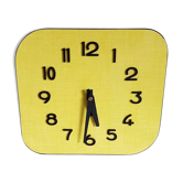 Vintage clock in formica, 60s
