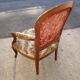 Fauteuil en acajou vers 1840