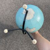 Vintage globe Taride tripod world map