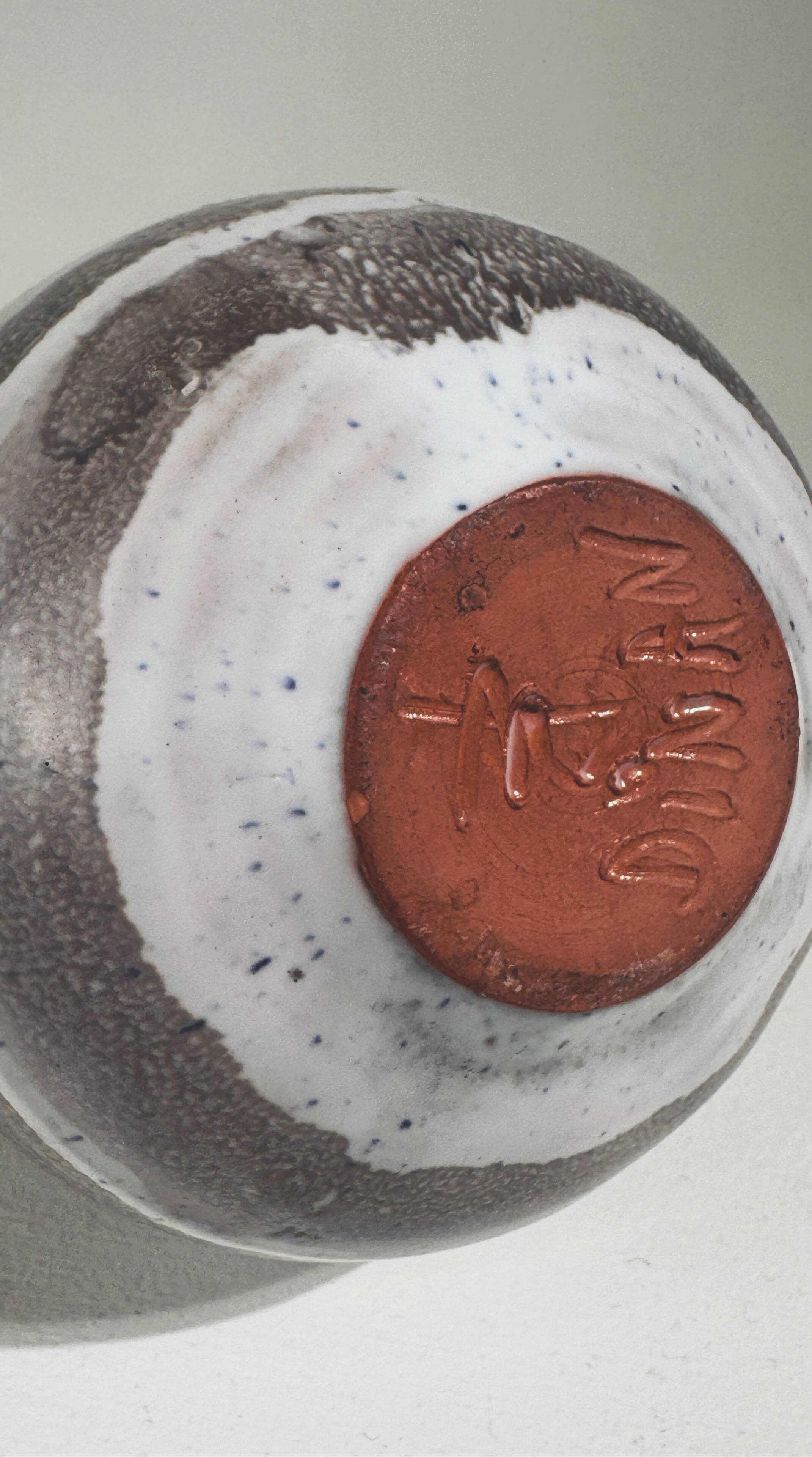 Double-neck ceramic vase by Jean Busson, France, 1960