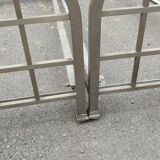 Pair of nickel-plated bronze beds circa 1920