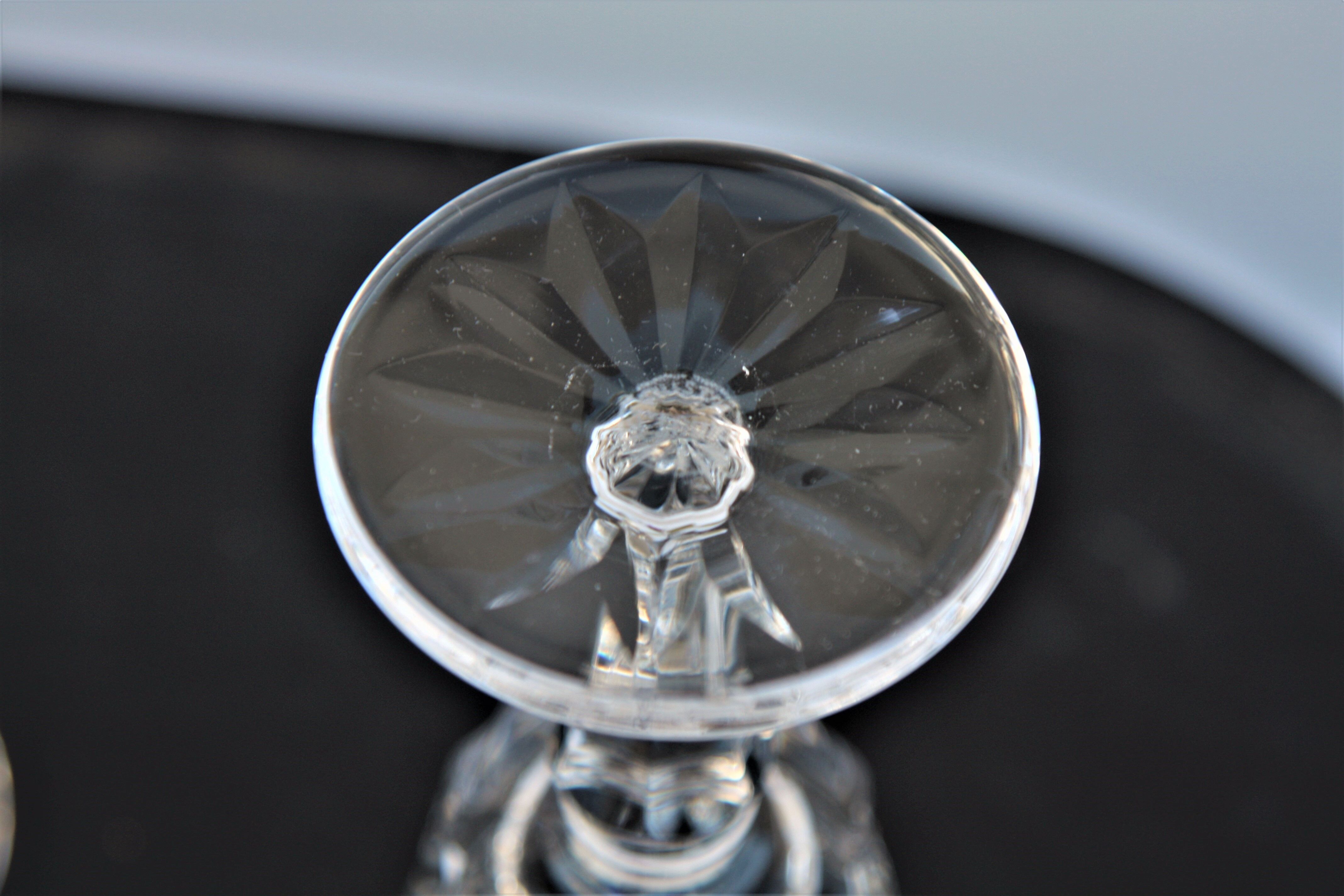Crystal wine glass of St Louis camargue model