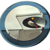 Luigi Fontana design blue cobalt mirror deco years 40 Fontana Arte