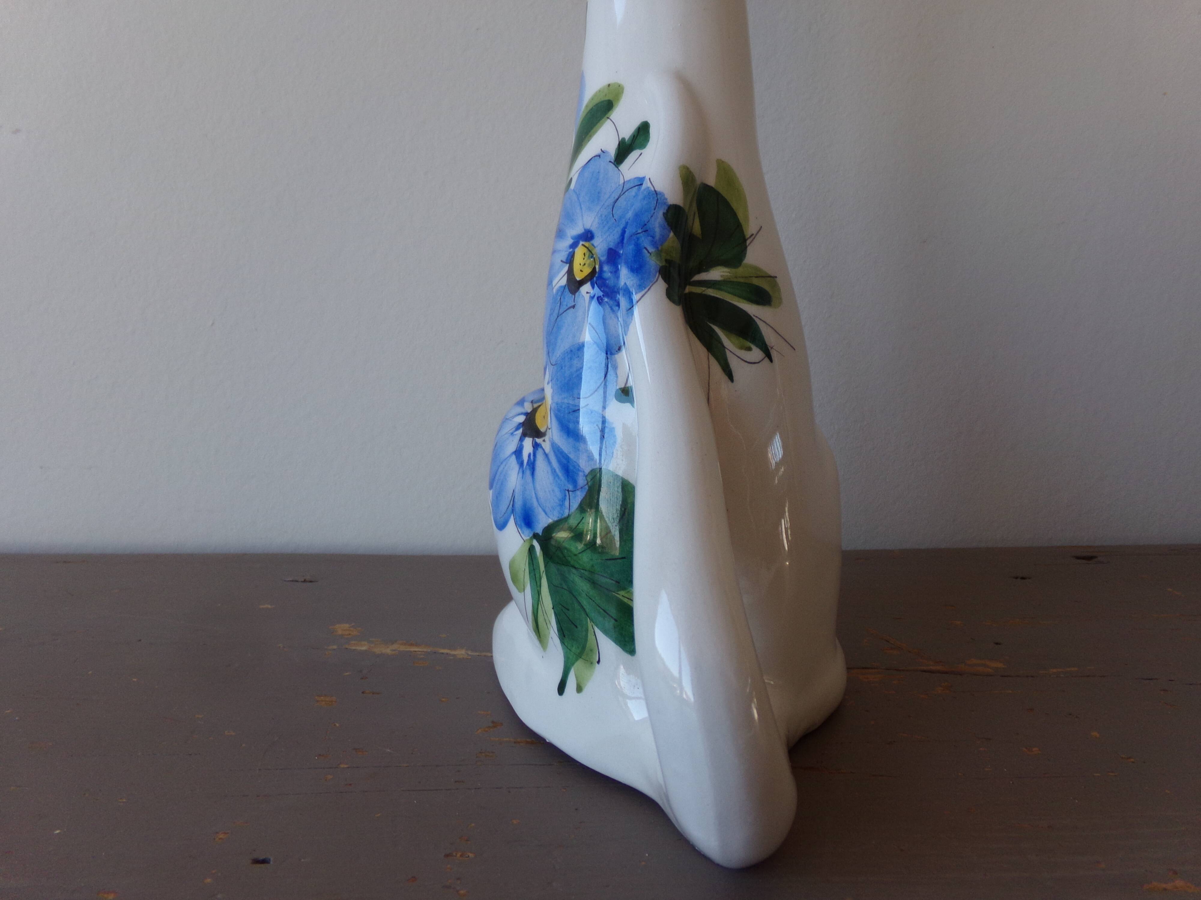 Soliflore ceramic dog shape