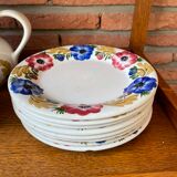 Set of 8 Ginori dessert plates