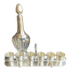 Louis XVI style silver metal liquor service